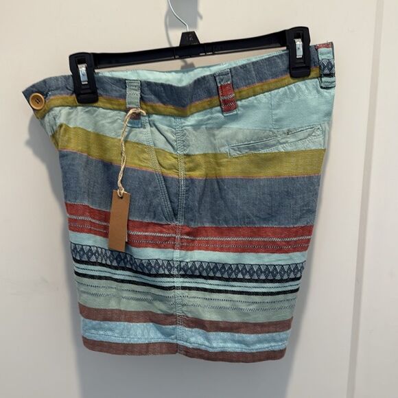 Dylan Anasazi Stripped Shorts 100% Cotton, Size 8 - Picture 9 of 12